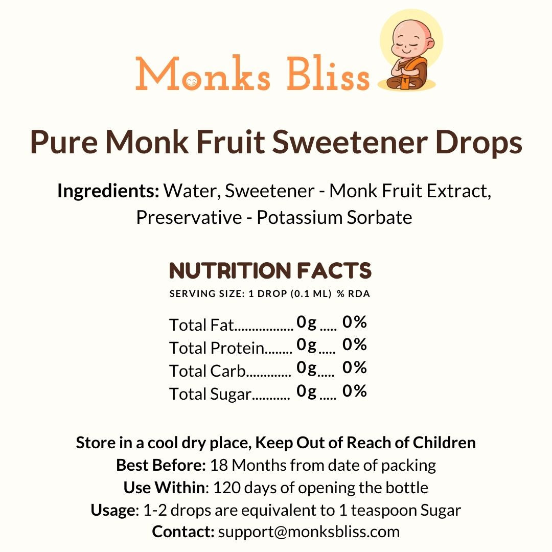 100% Pure Monk Fruit Sweetener